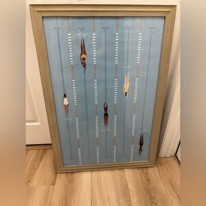 Framed Swimmer Art Print / frame not included